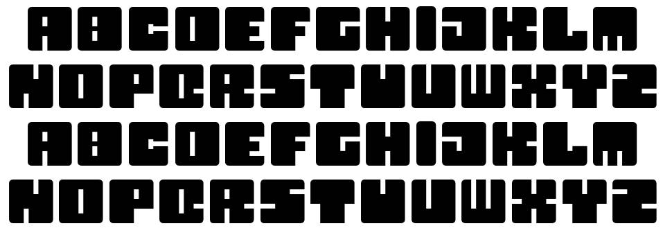 Boxy font Örnekler