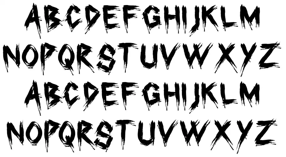 Brackfont specimens