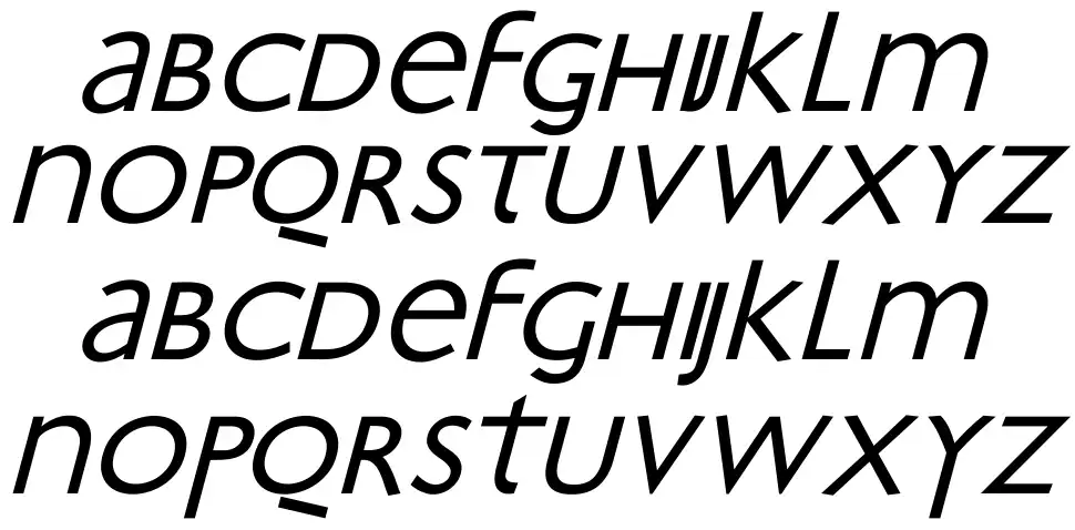 Bradbury Oblique font specimens