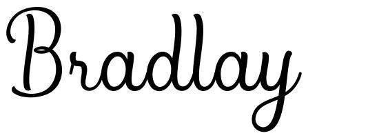 Bradlay font