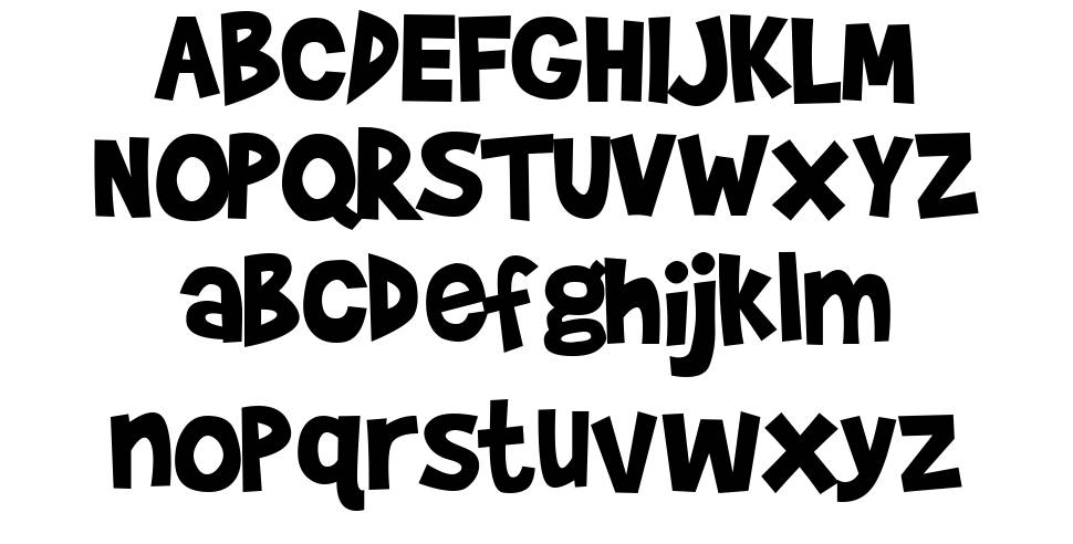 Brady Bunch remastered font specimens