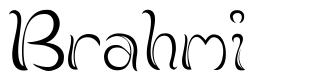 Brahmi font