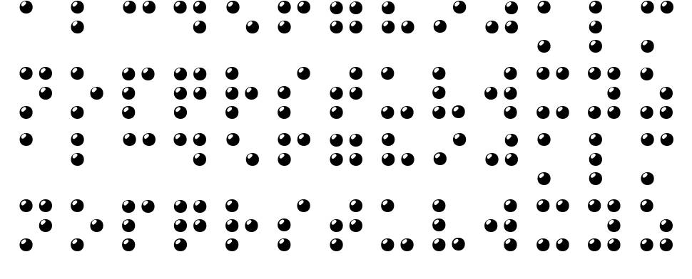 Braille fonte