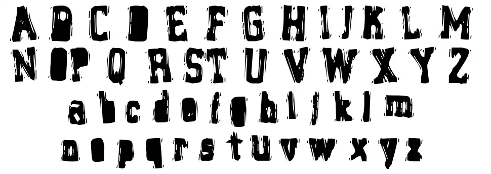 Brain Stew font specimens