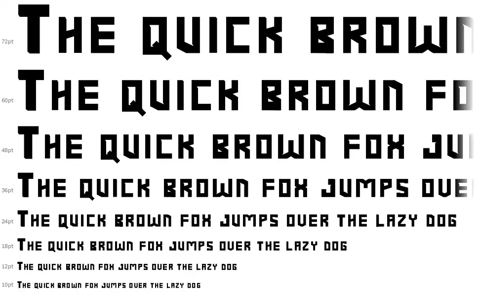 Braize font Waterfall