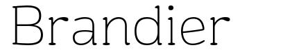Brandier шрифт