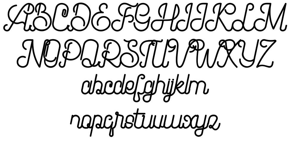 Brandy Script font specimens
