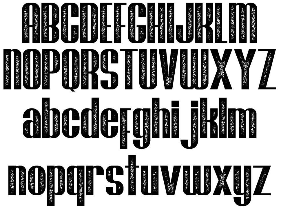 Brasham font specimens