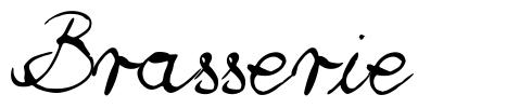 Brasserie шрифт