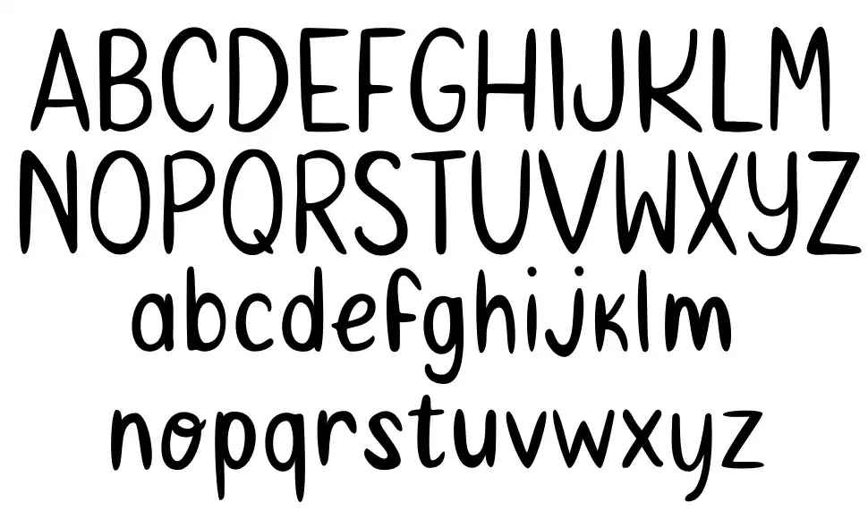 Braund Handwrittenfont specimens