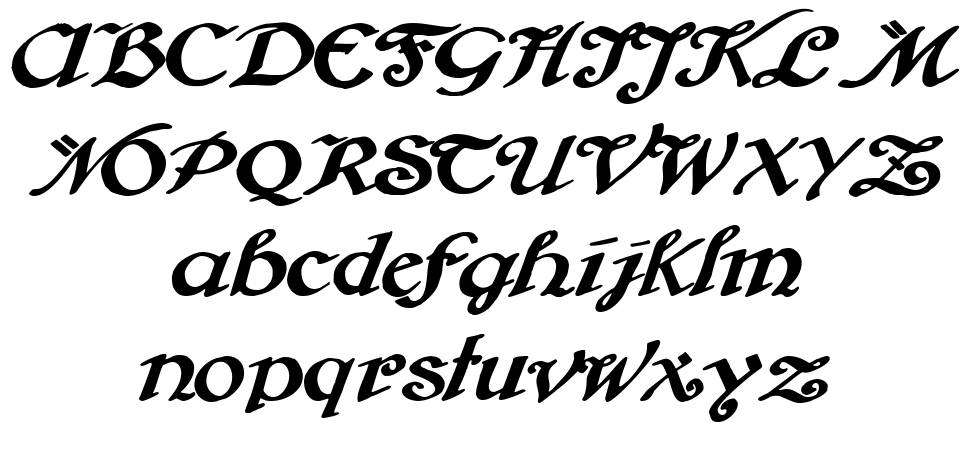 Brausepulver 字形 标本