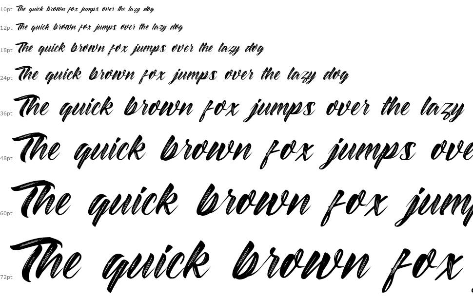 Braydon Script font Şelale