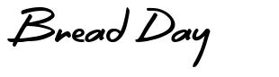 Bread Day font