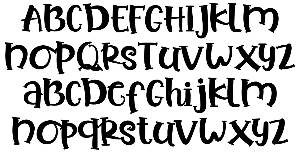 Bread Storyfont specimens