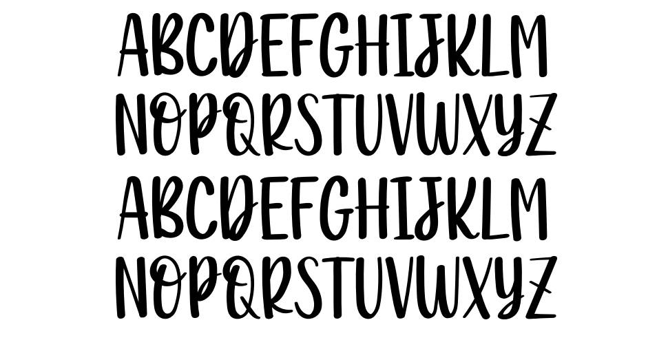 Breadlovers font specimens