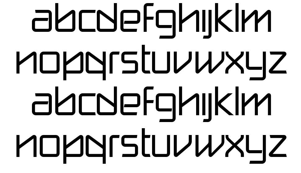 Break Label font specimens