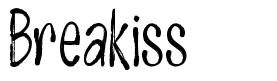 Breakiss шрифт