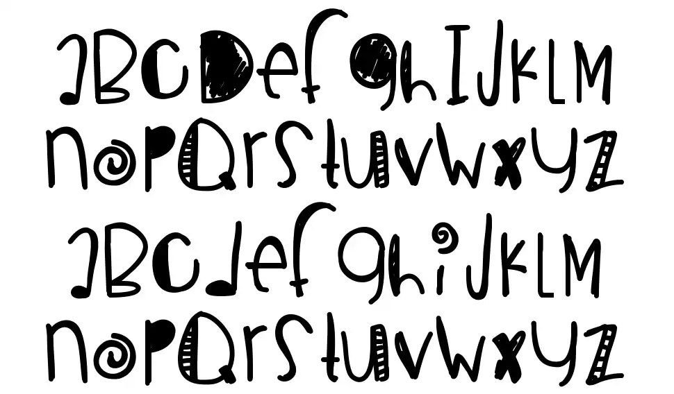 Breakup Seasonfont specimens