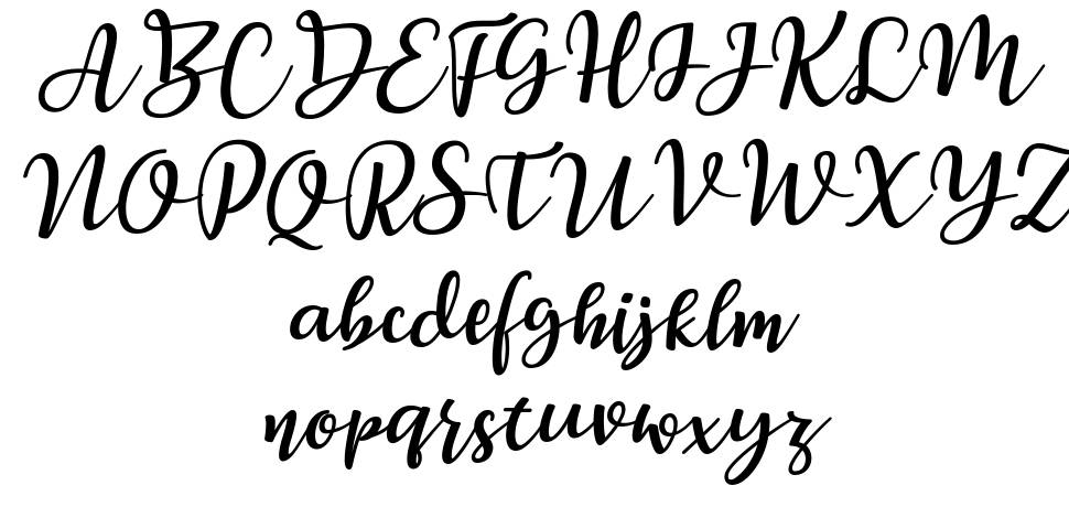 Breetty font Örnekler