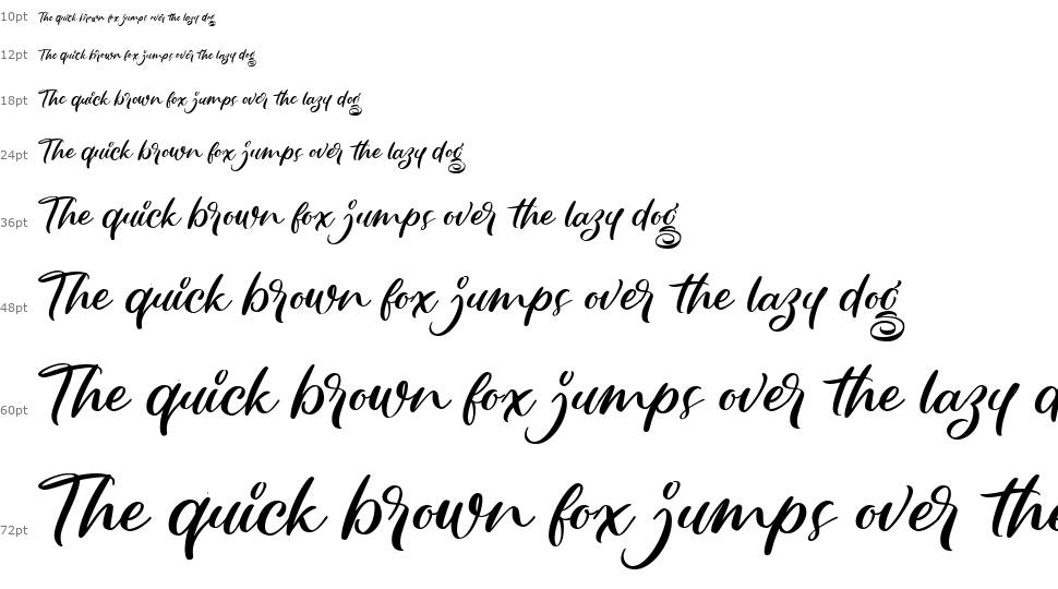 Brentley Script font Şelale