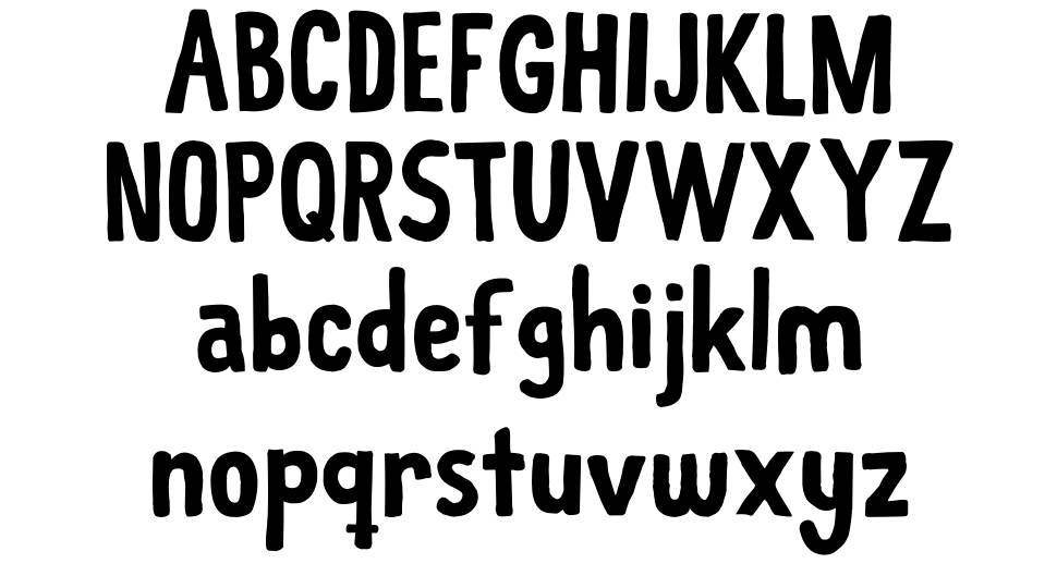 Brer Rabbit font specimens