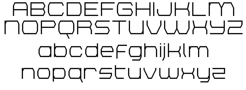 Bretton font specimens