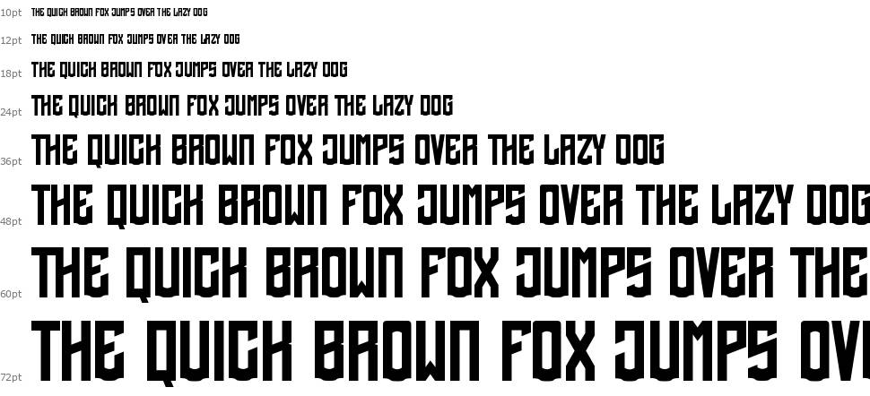 Brewox font Şelale