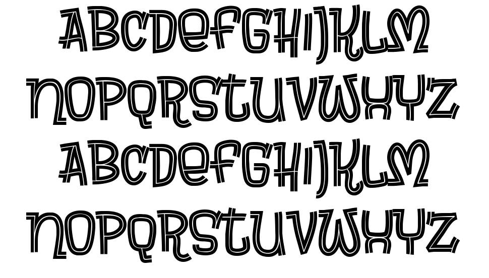 Brewsky font specimens