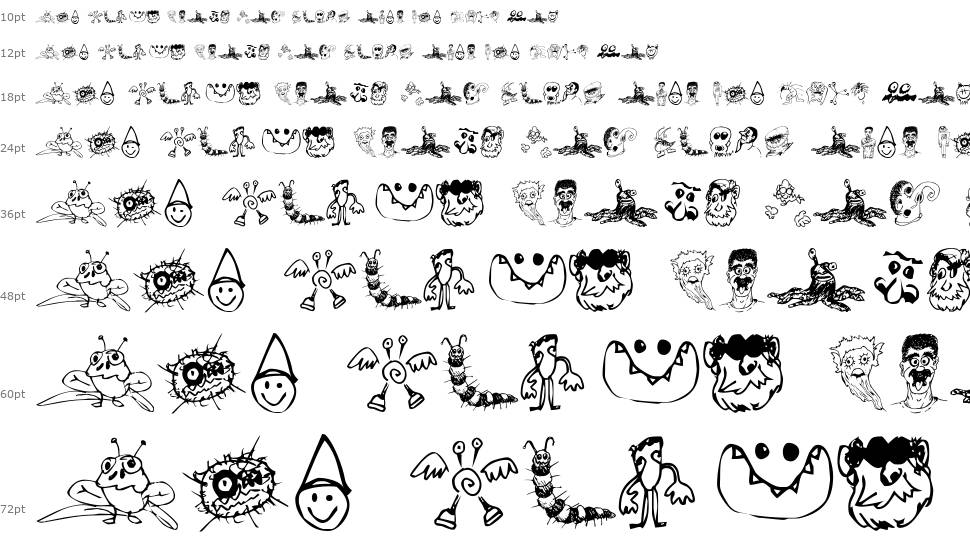 Brian powers Doodle font Waterfall