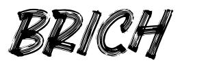Brich 字形