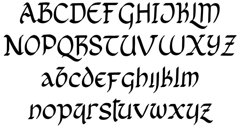 Bricius font