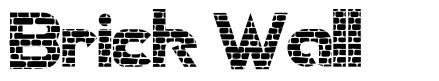 Brick Wall font