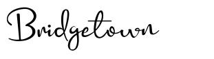 Bridgetown шрифт