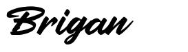 Brigan 字形