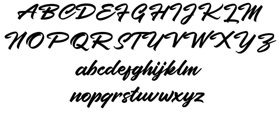 Brigan 字形 标本