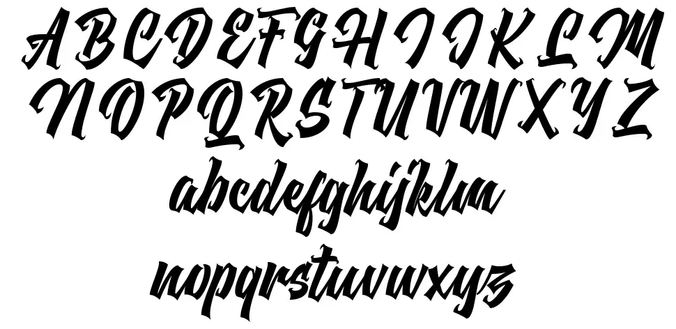 Brigherdzfont specimens