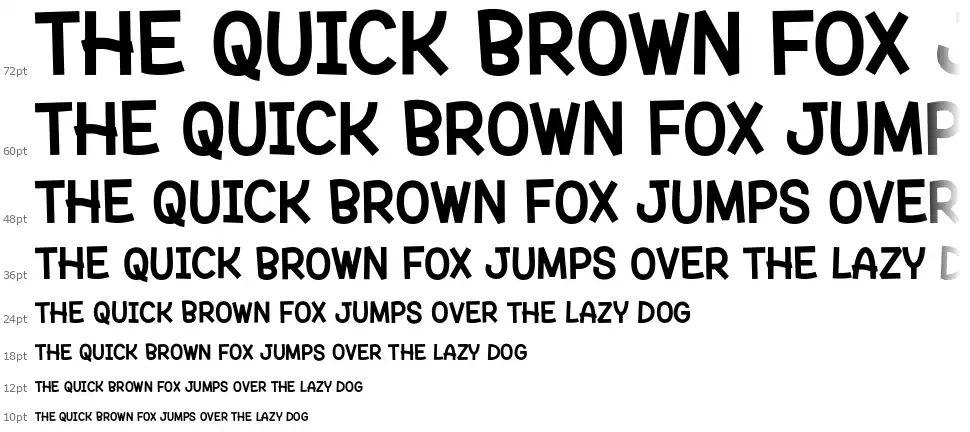Bright Fridayfont waterfall