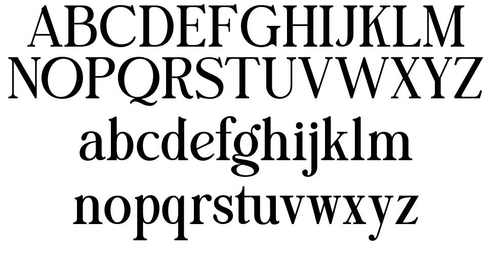 Bright Gesture font specimens