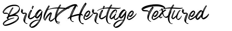 Bright Heritage Textured font