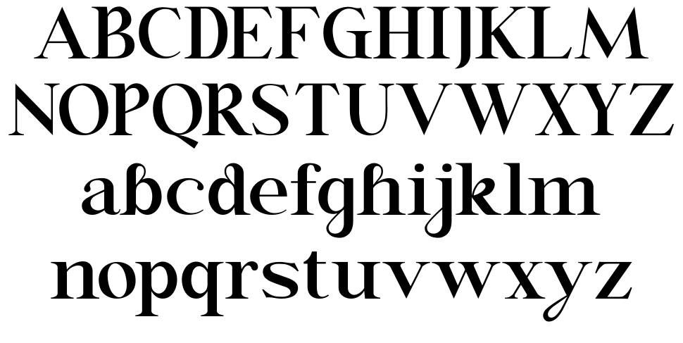 Brightag font specimens