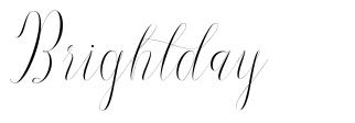 Brightday font