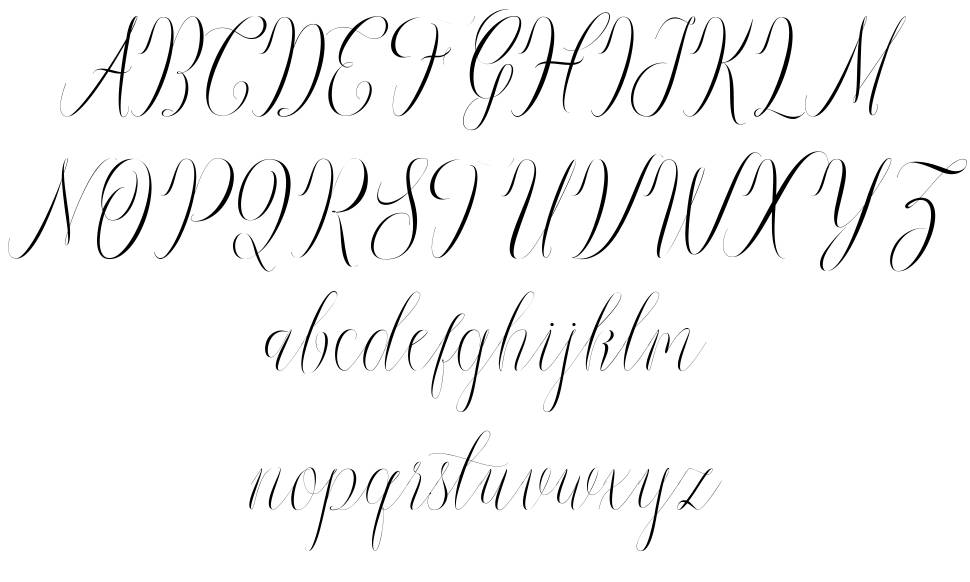 Brightday font specimens