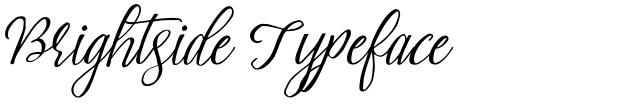Brightside Typeface
