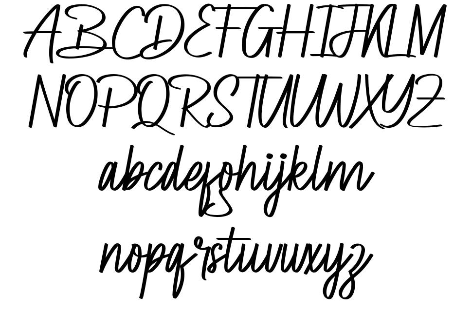 Brightwise font specimens