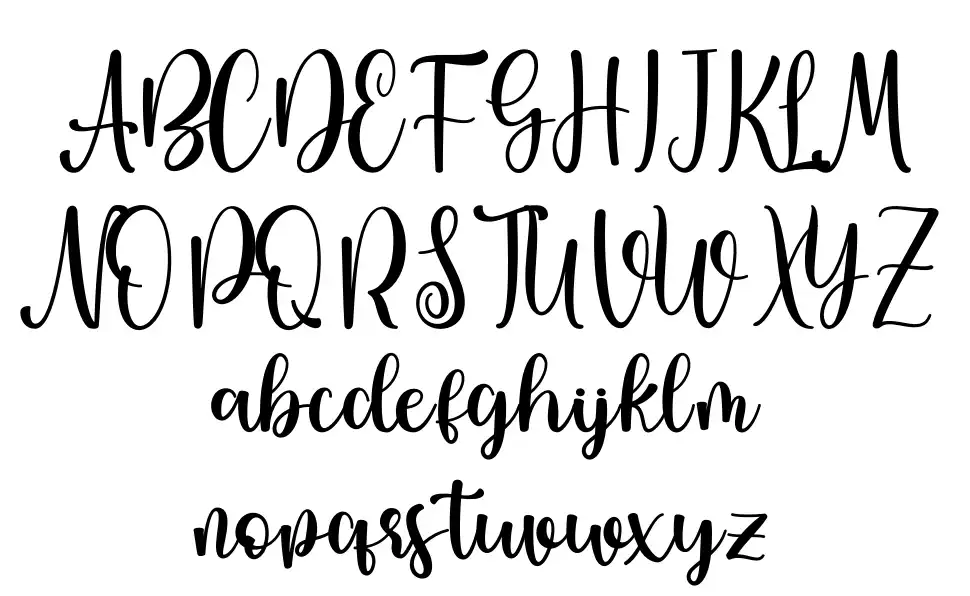 Brigtia schriftart Vorschau
