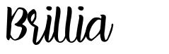 Brillia schriftart