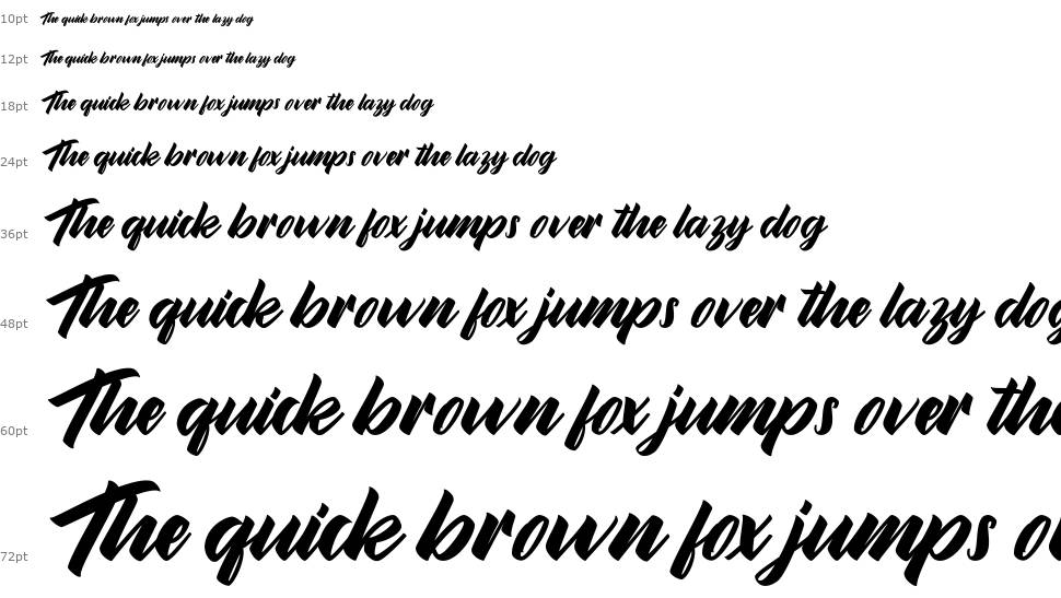 Brilyon Script font Şelale