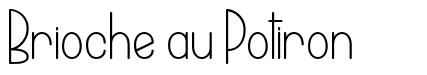 Brioche au Potiron schriftart