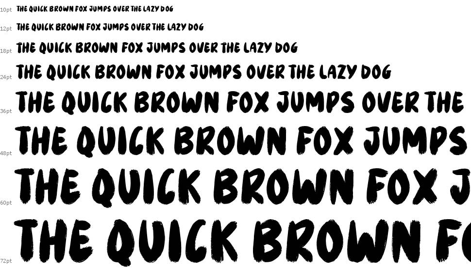 Brisk Brush font Şelale