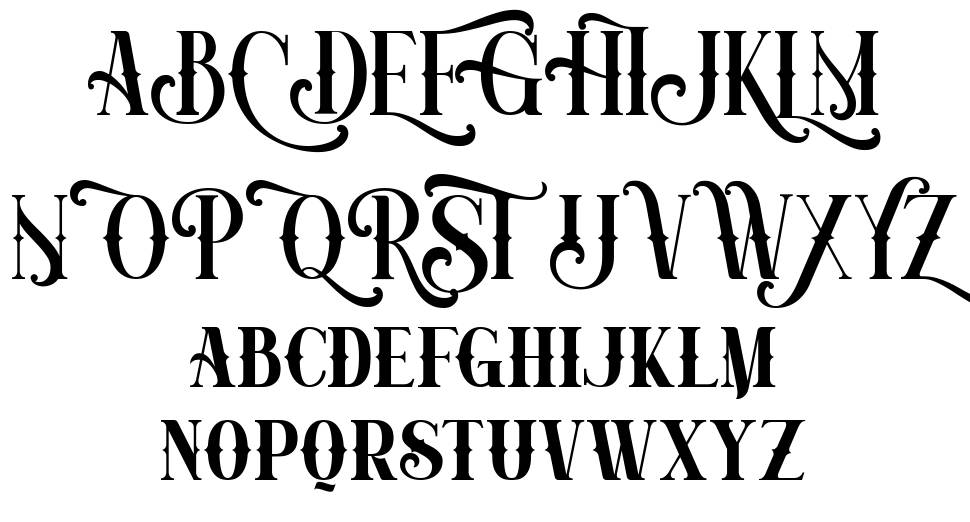 Bristol Maver font Örnekler